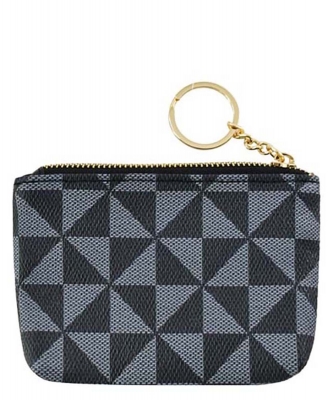 PM Monogram Keychain Coin Purse PM002 BLACK